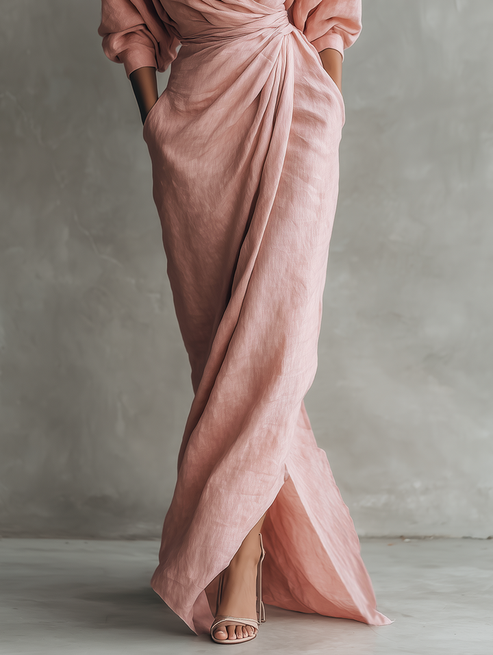 Nina – Minimalistické maxi šaty