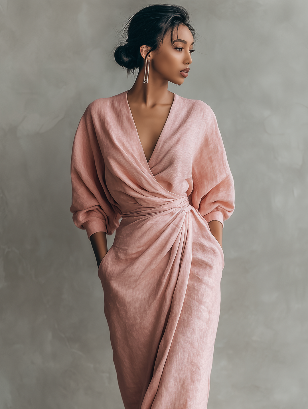 Nina – Minimalistické maxi šaty