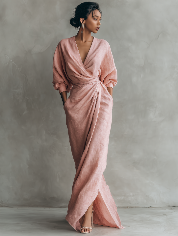 Nina – Minimalistické maxi šaty