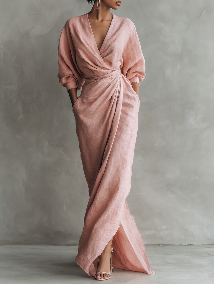 Nina – Minimalistické maxi šaty