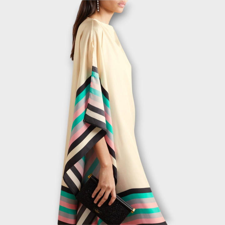 Elenora - Geometrický kaftan s volným střihem
