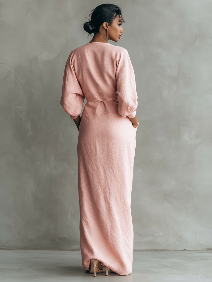 Nina – Minimalistické maxi šaty