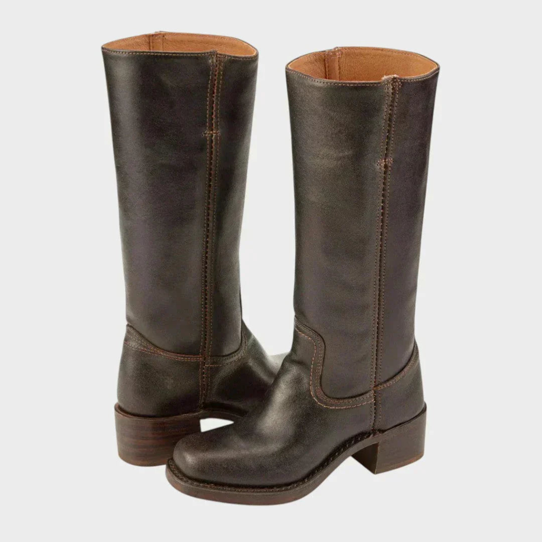 Eliska – Retro kožené boty