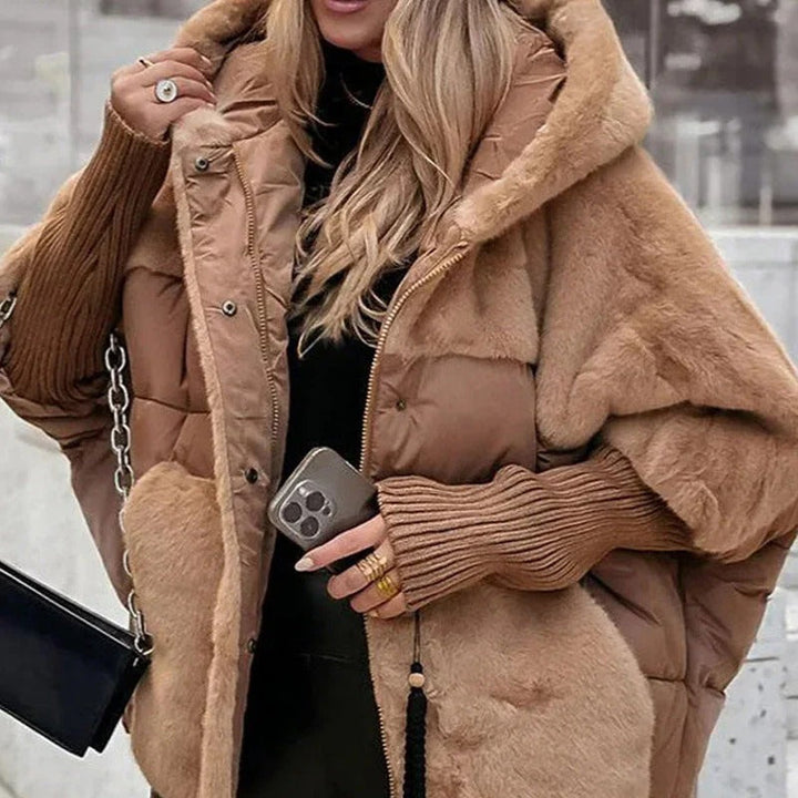 LENA | Stylová péřová bunda s kapucí